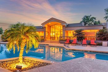 Modern swimming pool